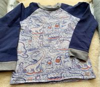 DIY Pullover Shirt langarm 110 116 blau Wikinger Lillestoff Thüringen - Bad Blankenburg Vorschau