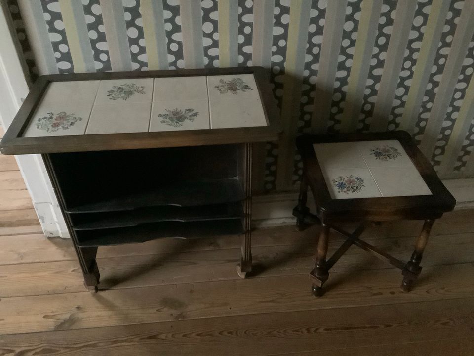 Zeitungsständer Beistelltisch Vintage Retro 50er 60er in Hamburg