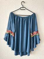 Hübsche dehnbare Bluse, babyblau | NEU! ❤️ Hessen - Rodgau Vorschau