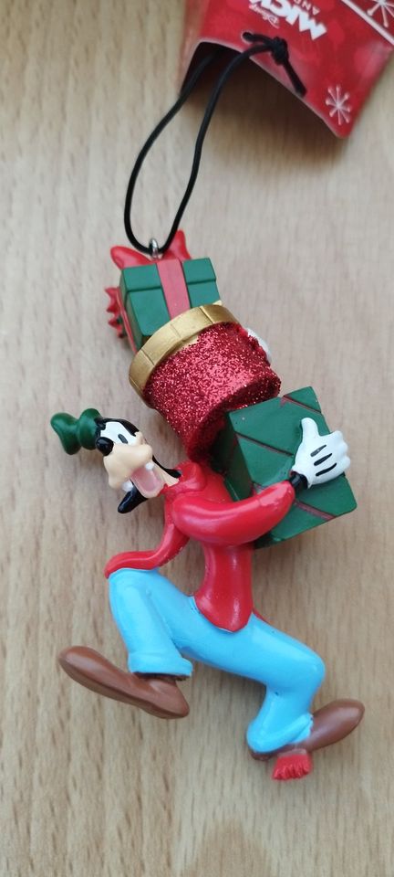 "Happy Holidays" Goofy mit Weihnachtgeschenken  Kurt S. Adler(Dis in Querfurt