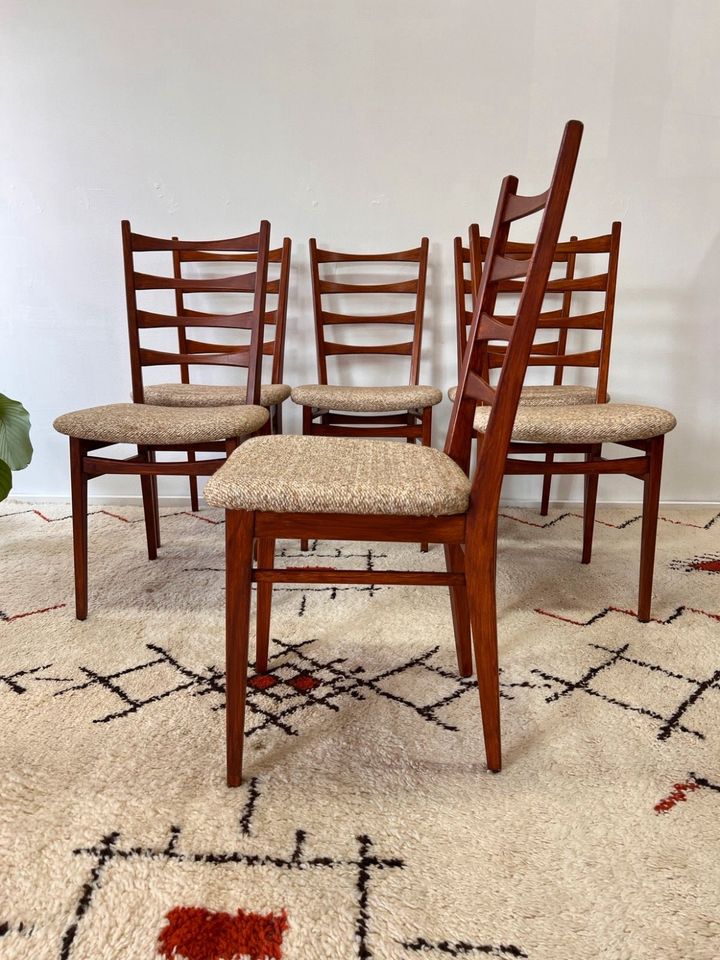 Teak Esszimmer Stühle Mid Century Stuhl Vintage 60er Sitzmöbel in Hamburg