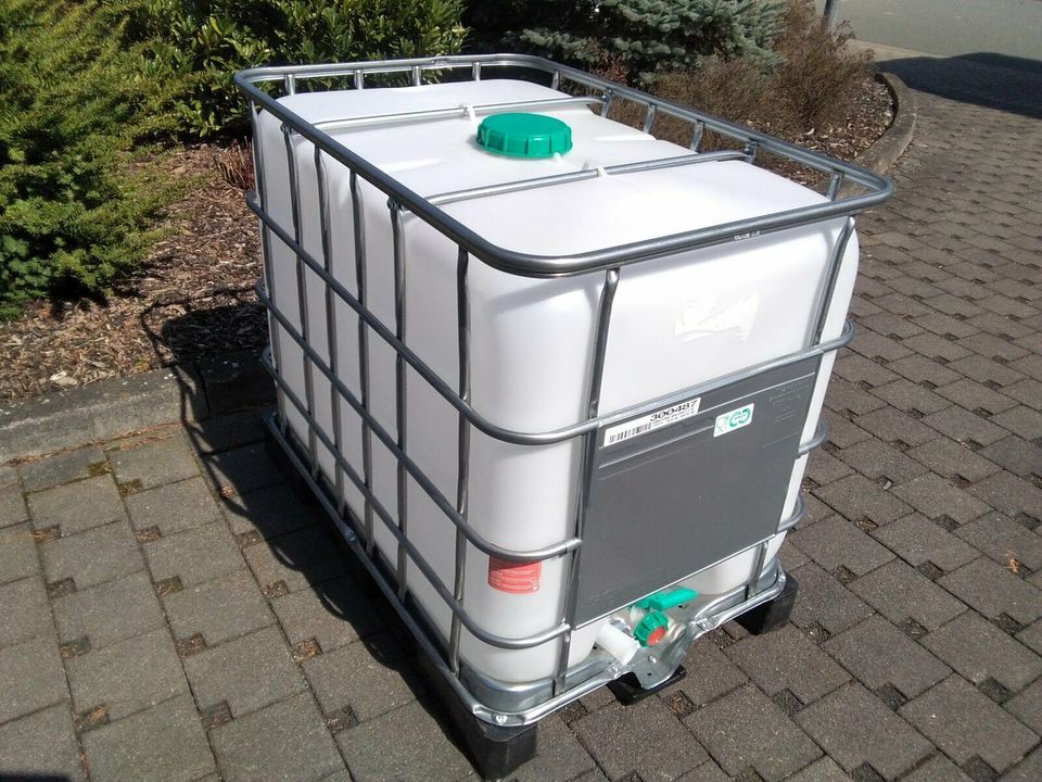 IBC Wassertank/ IBC Container 600 l auf Palette, gebraucht in Hessen