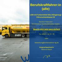 JOB: Berufskraftfahrer/in (alle) Futtermittel-Silo (Hängerzug) Bayern - Patersdorf Vorschau