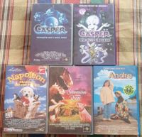 VHS Videokassette Casper, Napoleon, Andre, Schweinchen Babe Hessen - Mörlenbach Vorschau