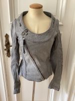 Diesel Jeansjacke Bikerjacke Gr S Grau Hessen - Wiesbaden Vorschau