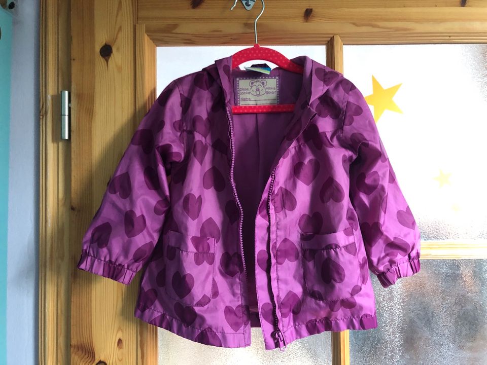 Jacke Regenjacke Windjacke Windbreaker mit KapuzeTopolino Gr. 92 in Zühlsdorf