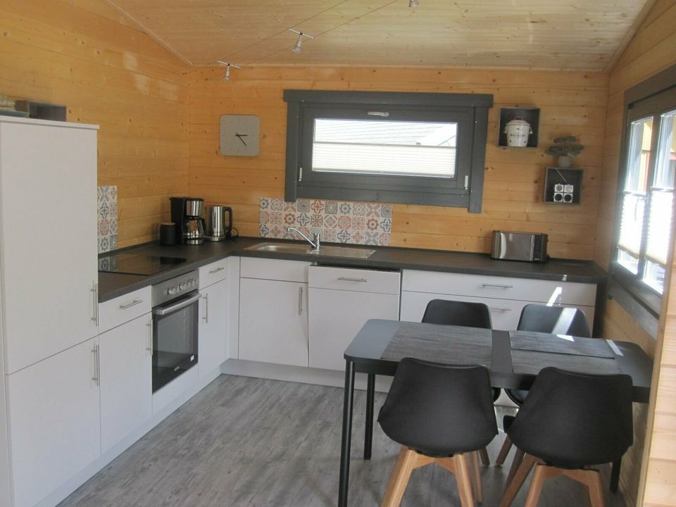 Ferienhaus (109€/Tag) Holzhaus für 4 Personen zu vermieten Urlaub in Hahn am See