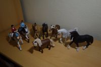 8 Schleich Pferde 2 mit Reiter Sachsen - Coswig Vorschau