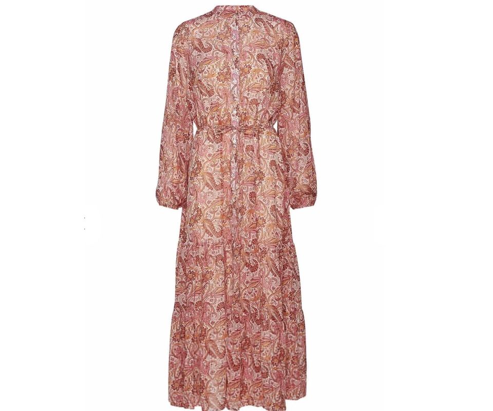 Gina Tricot Maxikleid Blusenkleid Paisley Kleid Unterkleid 38/M-L in Wuppertal