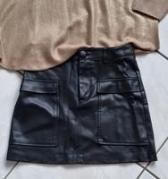 Aktueller ZARA Rock Leder schwarz Gr. XS, neu Nordrhein-Westfalen - Viersen Vorschau