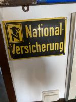 Altes Emaileschild * National Versicherung * Hannover - Linden-Limmer Vorschau