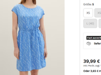 Tom Tailor Damenkleid Sommerkleid NEU 36 Printkleid Blusenkleid Sachsen - Thalheim/Erzgebirge Vorschau