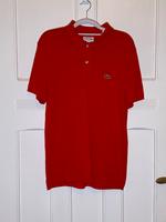 Original Lacoste Polo Shirt Gr. L slim fit rot Berlin - Charlottenburg Vorschau