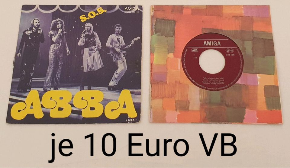 7" Schallplatten ABBA, BONEY M., SMOKIE, HEINTJE, NINA HAGEN usw. in Dresden