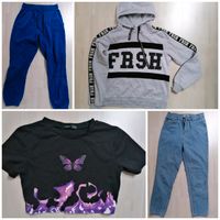 Kleiderpaket XS Jeans Top Bauchfrei Hoodie Jogginghose Mami Set Thüringen - Erfurt Vorschau