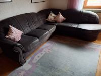 Wohnzimmer Couch Eck-Couch Sofa grau anthrazit Bayern - Falkenberg Vorschau