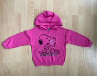 Benetton pinkfarbene Sweatjacke Peanuts Snoopy - Gr. 98 Düsseldorf - Kaiserswerth Vorschau