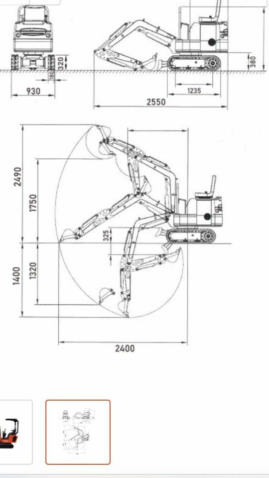 Minibagger Marla 160 mit Knickarm 9.500€ inkl. MwSt in Nobitz