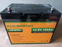 Lithium Batterie 12V 100Ah Eco-Worthy wie Neu Nordrhein-Westfalen - Haltern am See Vorschau