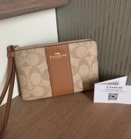 Coach Portemonnaie Clutch beige braun Niedersachsen - Sarstedt Vorschau