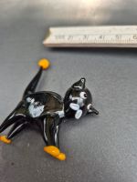 Glasfigur Katze Kater schwarz Tier Setzkasten sammeln Dresden - Cotta Vorschau