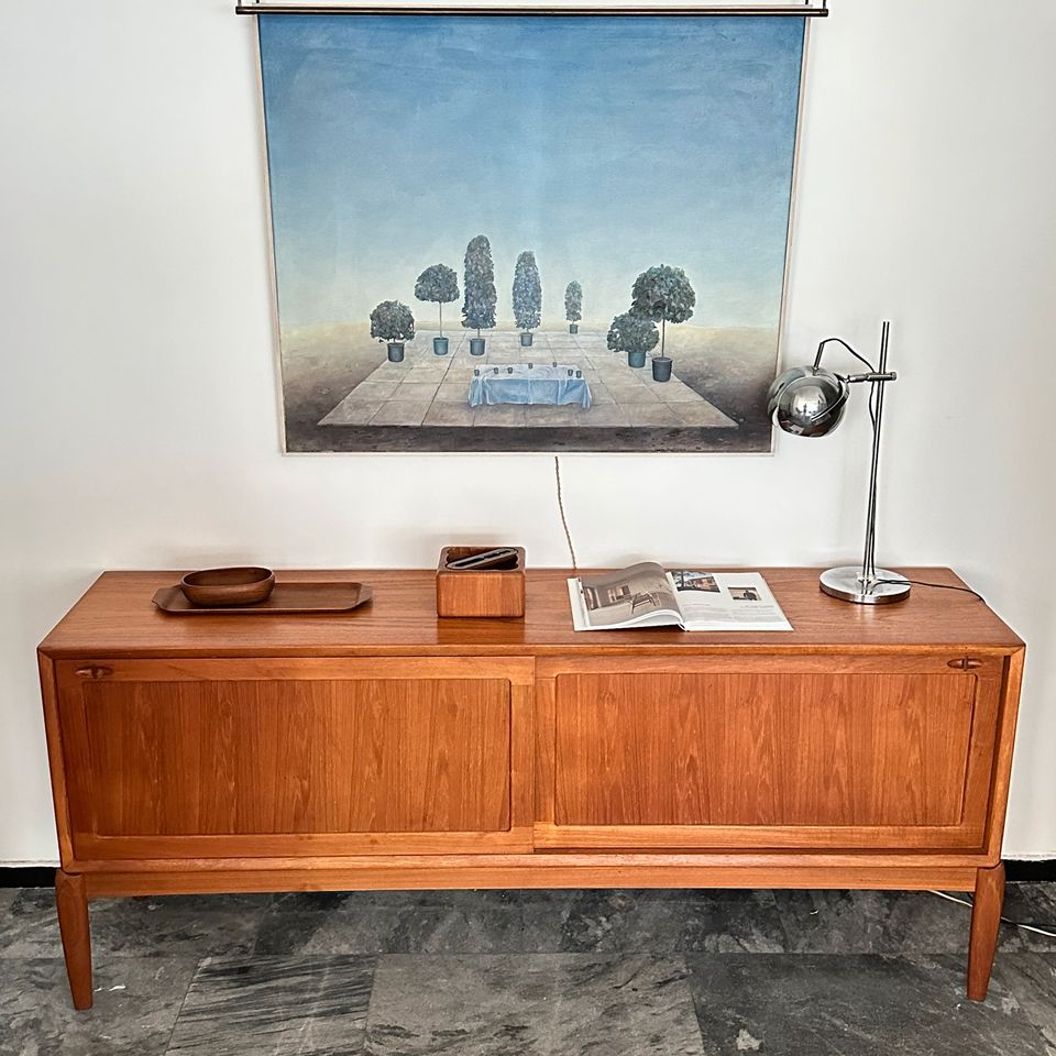 Schönes, Dänisches Vintage Teak Sideboard von H.W Klein für Bramin Denmark | Mid-Century Designklassiker | Skandinavisches Sideboard / Highboard in Düsseldorf