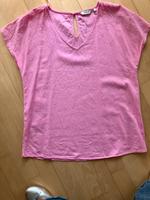 V-Ausschnitt Shirt rosa 34 b.young (36) 55% Leinen Bayern - Ingolstadt Vorschau