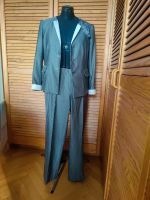 Hosenanzug 48 Armani Vintage Hose Blazer grau weiß gestreift Nordrhein-Westfalen - Goch Vorschau