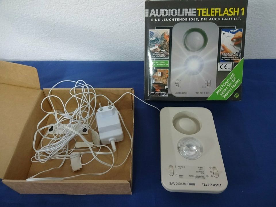 NEU Audioline Teleflash 1 Telekomm. Equipment Zubehör incl Versan in Burghausen