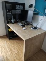 Ikea Expedit (Kallax) mit Schreibtisch - Home-Office praktisch Frankfurt am Main - Bockenheim Vorschau