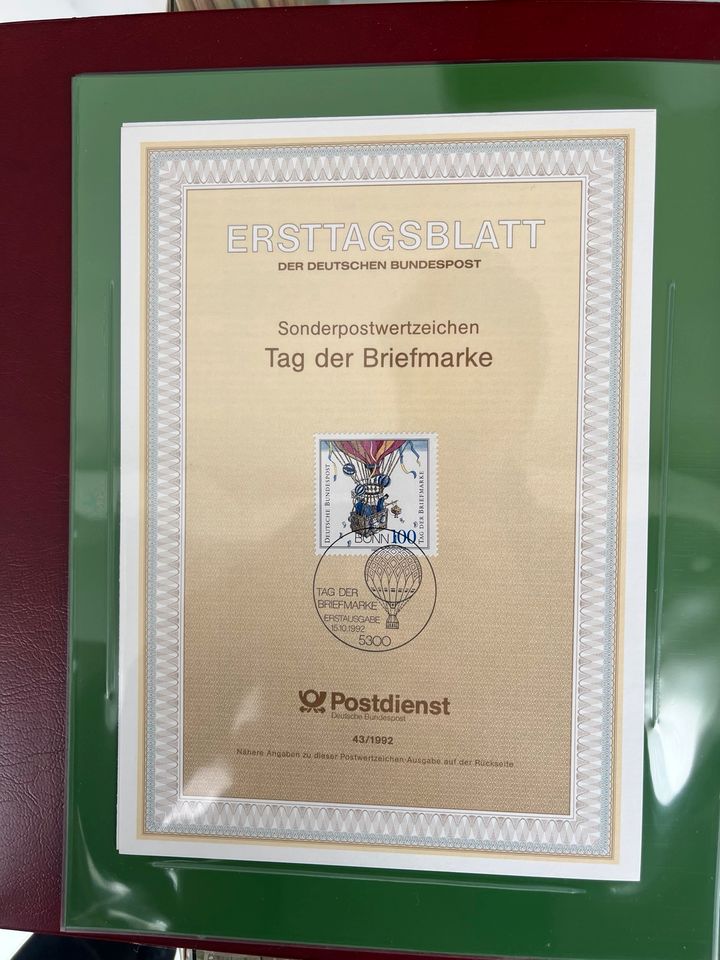 Briefmarkensammlung, Ersttagsblätter, Sonderpostwertzeichen in Berlin