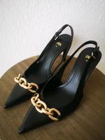 Zara Slingback mit Absatz und Kettendetail, Damenschuhe Gr. 38 Nordrhein-Westfalen - Pulheim Vorschau