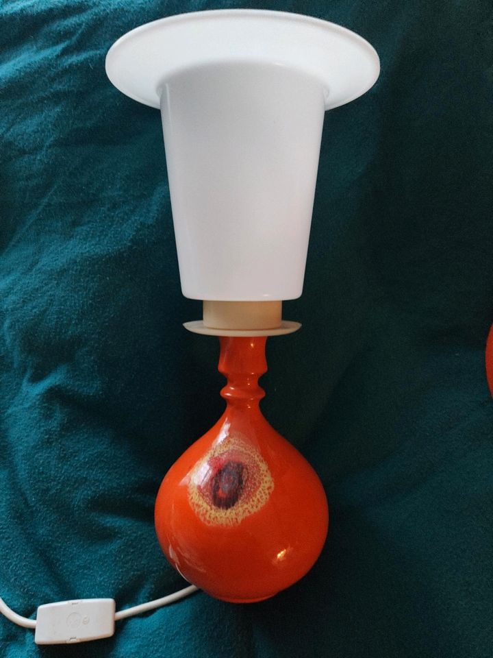 60ger Tischlampe von Bjørn Wiinblad Keramikfuß von Rosenthal in Schlangenbad