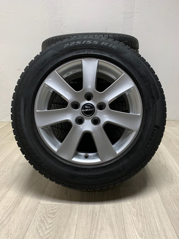 Audi A6 4F TT 8J Q2 GA 225/55 R16 Zoll Winterräder Felgen Borbet in Burgwedel