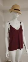 M 38 Amisu Neuwertig Top Oberteil Spitze sexy bordeaux rot Beuel - Oberkassel Vorschau