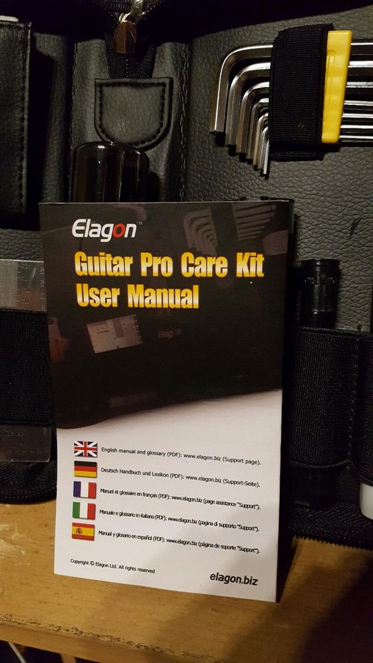 Elagon guitar top care kit