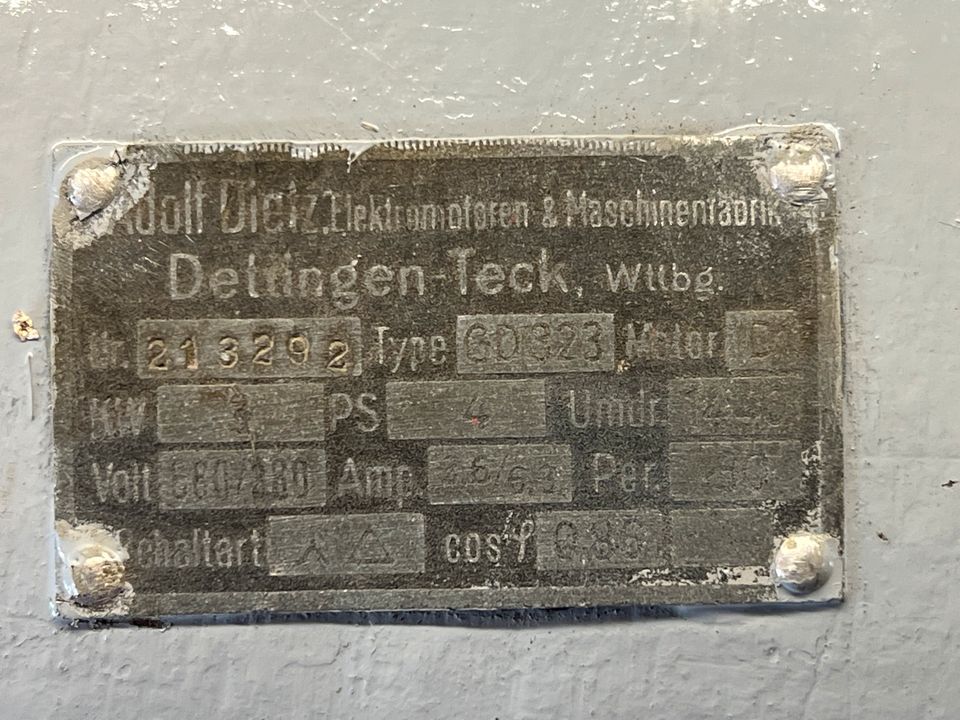 Elektromotor Drehstrommotor 3 kW | 660/380 Volt | 1440 U/min in Wildenberg
