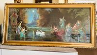 Nymphen Bild Gemälde DDR 132 x 62 cm Dresden - Klotzsche Vorschau
