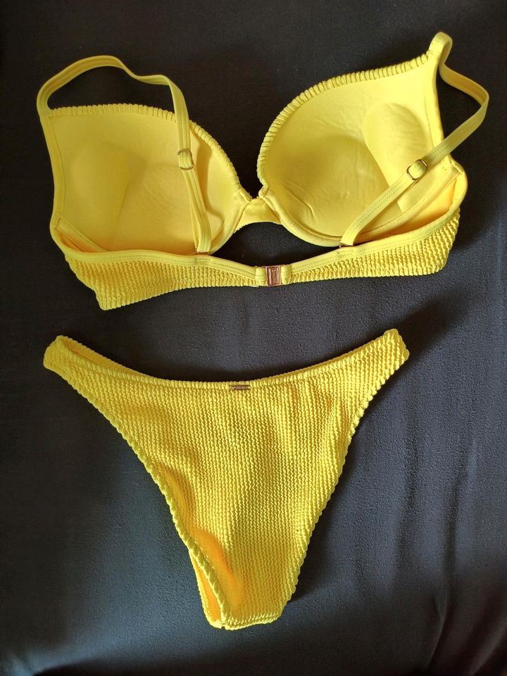 Bikini Set gelb New Yorker S (36) 80C High Waist in Ulm
