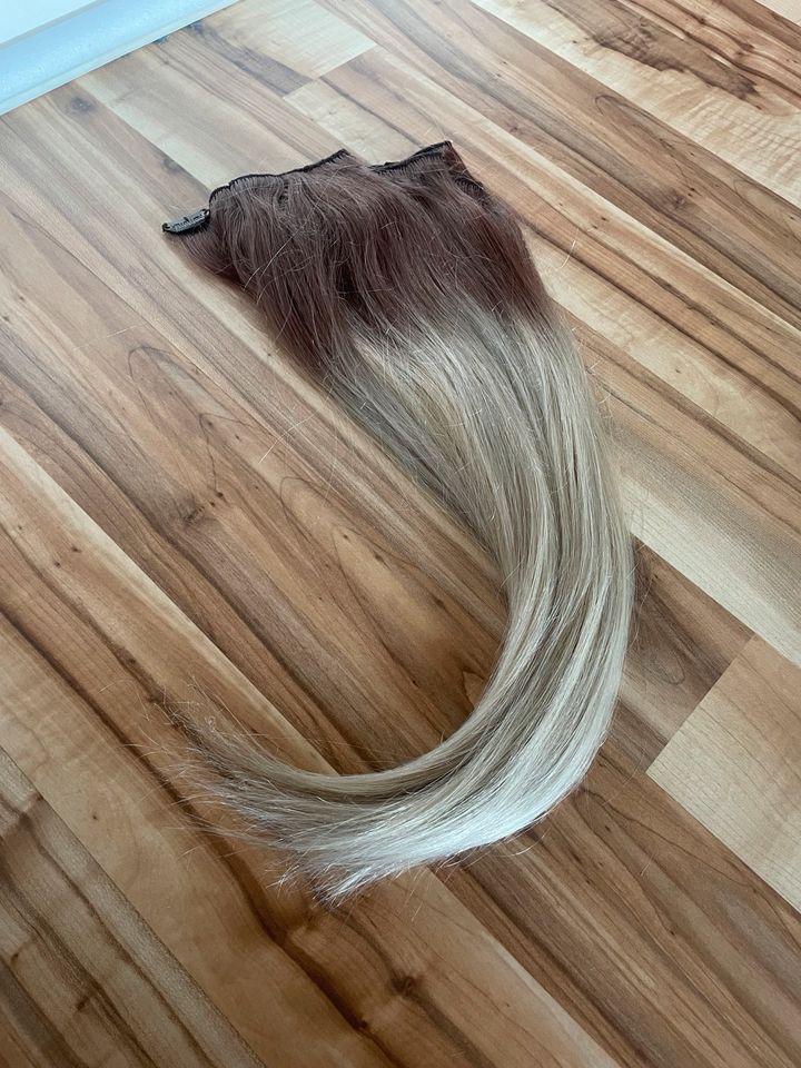 Clip in Extensions Remy blond ombre lang Haarverlängerung in Bassum