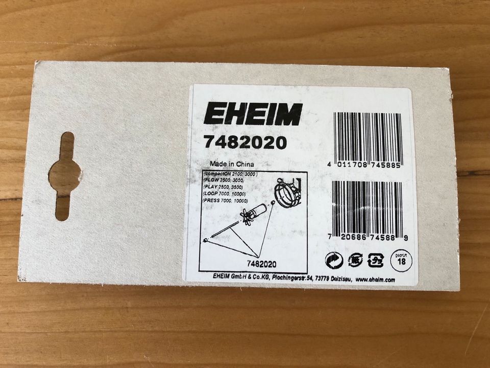 EHEIM Keramikachse mit Tüllen (NEU) 7482020 für compactOn Pumpen in Stuttgart