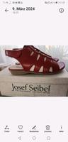 Josef seibel neu 36 echt Leder Schuhe Pantoletten rot Hessen - Wächtersbach Vorschau