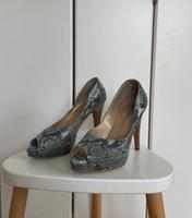 Türkisfarbene Schlangenmuster High Heels Peter Kaiser Bayern - Goldbach Vorschau