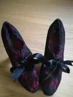 Demonia High Heels mit Satinbändern, Gr. 38 Sachsen - Crimmitschau Vorschau