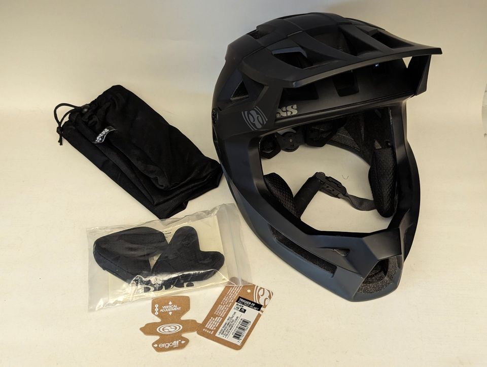 MTB Fullface Helm IXS Trigger FF schwarz - wie neu in Billerbeck