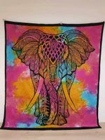 Wandtuch mit Elefant bunt, Wandteppiche, Batik Wandbehang Baden-Württemberg - Weil im Schönbuch Vorschau