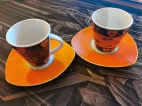 Service 2x Espresso und Kaffee mit Untertasse und Tasse Sachsen - Müglitz Vorschau