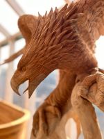 Adler auf Felsen - handarbeit aus Hartholz gefertigt Nordrhein-Westfalen - Oer-Erkenschwick Vorschau