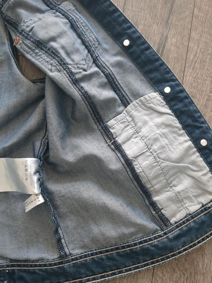 Jeans Weste Gr L 40 blau wie neu C&A Frühling Sommer kurzarm in Mayen