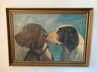 "Zwei Hunde" Ölgemälde 1920 Art Deco 58x 41 cm Bayern - Kumhausen Vorschau